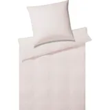 ELEGANTE Solid Stripe rose 135 x 200 cm + 80 x 80 cm