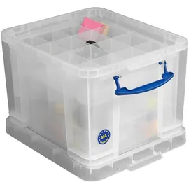 Really Useful Box Aufbewahrungsbox 48 x 39 x 31 cm 3-tlg. transparent