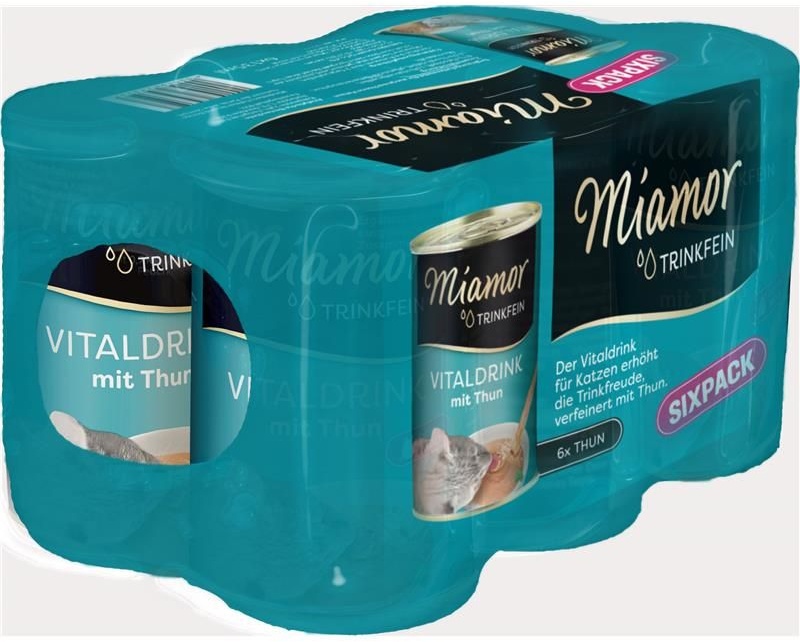 Miamor Trinkfein Vitaldrink Thunfisch Sixpack 6x135ml (Menge: 4 je Bestelleinheit)