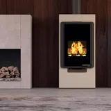 HS Flamingo Deluxe Singa Kaminofen Creme 9 kW Holzofen Holzkamin Ofen Kamin