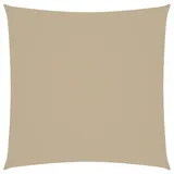 vidaXL Sonnensegel Oxford-Gewebe Quadratisch 3x3 m Beige