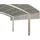 Ximax Seitenwand für Portoforte und Linea 491,2 cm-99,5 cm-Edelstahl-Look