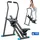 Merach Klappbarer Stepper – Vertical Climber Heimtrainer – höhenverstellbar, LCD-Display - Schwarz