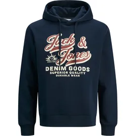 JACK & JONES Hoodie Logo Sky Captain S