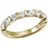 FIRETTI Fingerring FIRETTI "Schmuck Geschenk Silber 925 Silberring Ring Memoire-Optik glitzernd" Gr. 52, gold (gelbgoldfarben, kristallweiß), Fingerringe, Damen, 52, Silber 925 (Sterlingsilber), 3,4mm, Fingerring, mit Zirkonia (synth.)