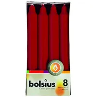 Bolsius Haushaltskerzen 18 cm Ø 2,13 cm 8 St. Rot