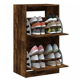 vidaXL Schuhschrank mit 2 Klappen 60 x 42 x 108 cm braun