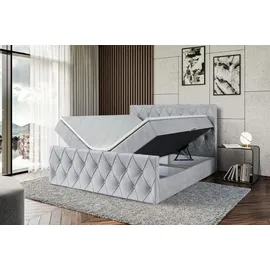 altdecor Boxbett, AMAY-Z - 160x200 cm - H3 - Hellgrau