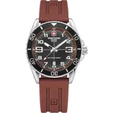 Swiss Alpine Military 7029.1836 Raptor Herrenuhr 42mm 10ATM - Rot