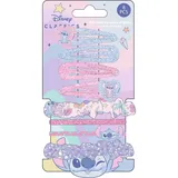 Cerdá Stitch Disney Beauty-Set, Haarklammern, Strumpfbänder und Haargummis in Pastelltönen, klassisches Disney-Haar-Accessoire-Set für Kinder