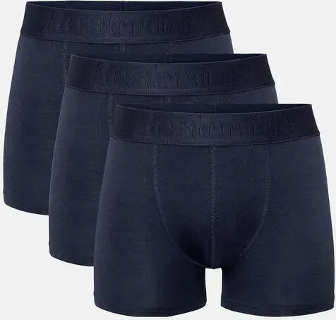Resteröds RTGunnar Bambusfaser-Unterwäsche 3er-Pack, Marineblau, Größe 2XL