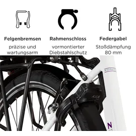 Zündapp Z502 28 Zoll RH 50 cm Damen weiß/lila