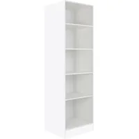 OPTIFIT Aktenregal 60 x 55,5 x 206,8 cm Weiß