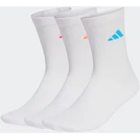 adidas Dämpfende Sportswear Crew Socken 3er Pack Orange/Rot/Weiß 37-39