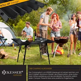 Kesser Campingtisch faltbar Schwarz