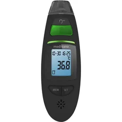 Medisana GmbH Medisana TM 750, Fernabtastthermometer, Schwarz, Ohr, Stirn, Taste