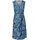 GOLDNER Abendkleid Wickeloptik Blau 44