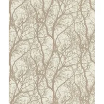Rasch Textil Strukturtapete 0,32 m x 10 m 633245 beige/gold