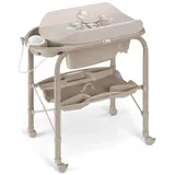 Cam il mondo del bambino CAM Baby, mit Badewanne Cambio | für 0-12 Monate | Beige | inklusive Wickelauflage - Beige