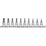 KS Tools 3/8" CHROMEplus Bit-Stecknuss-Satz Torx 10-tlg.
