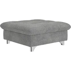 Hocker COTTA "Gemini", grau (steel), Struktur weich, Hocker