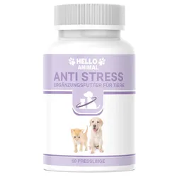 Hello Animal® | Anti Stress Leckerlis Beruhigung für Vierbeiner Presslinge 60 St