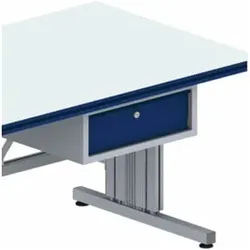 Rocholz Einzel-Hängeschublade SYSTEM FLEX 527x510x200 RAL9006/5010