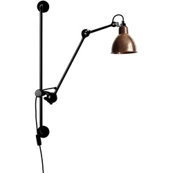Lampe Gras - 210 Wandleuchte Schwarz/Kupfer Lampe Gras - cm