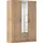 Rauch Drehtürenschrank Lagoa 136 x 197 x 54 cm Eiche Sonoma
