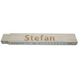 Heka Zollstock Stefan 2 m, weiß