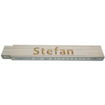 Heka Zollstock Stefan 2 m, weiß