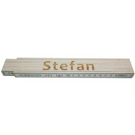 Heka Zollstock Stefan 2 m, weiß