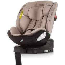 Chipolino Kindersitz Tourino i-Size (40-150cm) Isofix, höhenverstellbar, drehbar beige