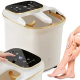 Fußsprudelbad Fußmassagegerät Heizfunktion Fußwanne Infrarot LCD 4 Prog Retoo