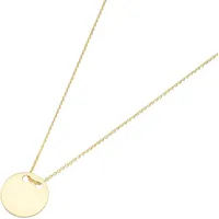 Luigi Merano Kette kleines Plättchen, Gold 585 45 cm Damen