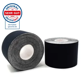 Axion Kinesiologie-Tape Bandage 2 St. Schwarz 500 x 5 cm