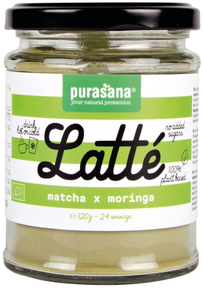 Purasana Matcha Moringa Latte
