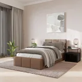Muralo Polsterbett 90 x 200 cm Beige