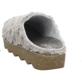 ROHDE Damen Clog Pantolette Textil Plüsch flauschig weich bequem Foggia-D 6118, Größe:42 EU, Farbe:Beige - 42