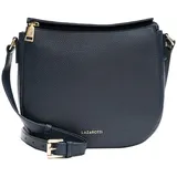 lazarotti Bologna Leather Umhängetasche Leder Navy