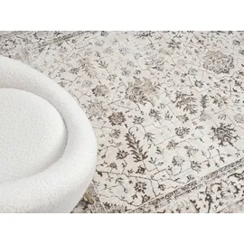 MERINOS Teppich MERINOS "Creation 50112", beige (creme), B:140cm H:10mm L:200cm, Polyester, Teppiche, Teppich, elegant, glänzend, Kurzflor, pflegeleicht, Wohnzimmer