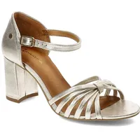 Goldene Sandalen Maciejka Elegante Lederschuhe, 36