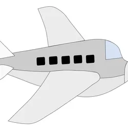 Applikationsvorlage Flugzeug