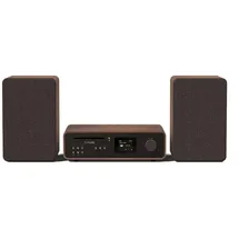 Pure Classic Stereo Coffee Black/Walnut EU/UK
