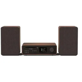 Pure Classic Stereo Coffee Black/Walnut EU/UK