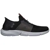 SKECHERS Herren Slipper Schwarz 45
