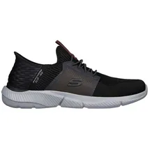 SKECHERS Herren Slipper Schwarz 45