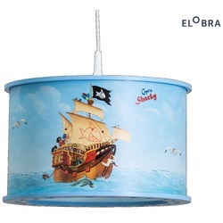 Elobra Hängeleuchte CAPT'N SHARKY AUF HOHER SEE, E27, hellblau ELO-131565