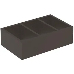 Geberit Schubladeneinsatz, H-Unterteilung 32,3 x 20 x 9,8 cm 500.676.00.1, Badmöbel, melamin struktur/lava