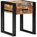 vidaXL Beistelltisch Schwarz Massivholz 40 x 40 x 50 cm